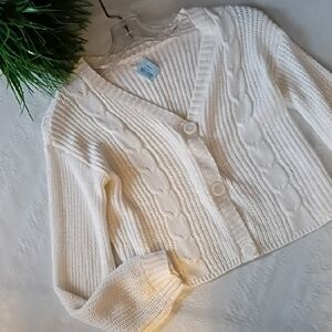 ❤️ Clearance Elegant Cream Cable Knit Cardigan